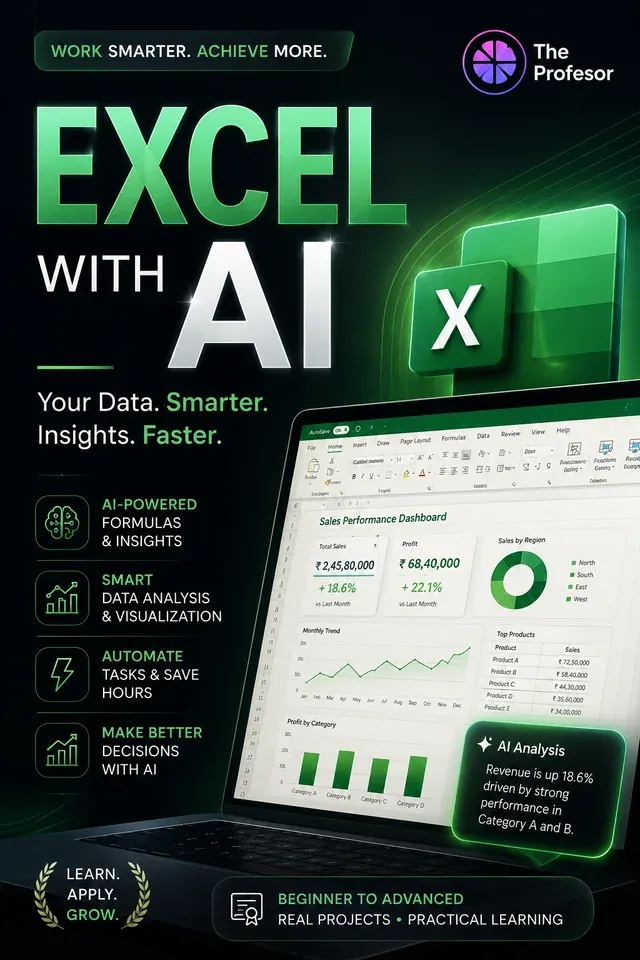 Excel with AI workshop cover